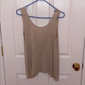Knotted back tank